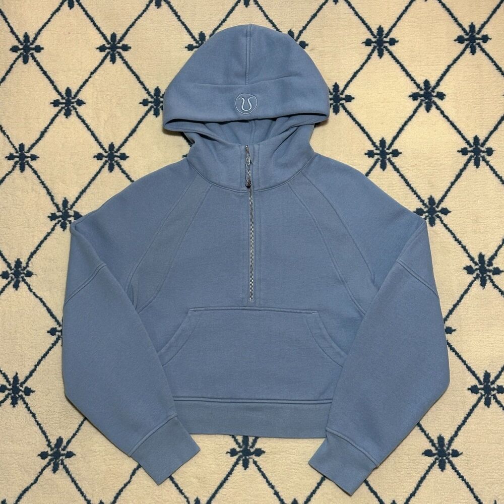 Lululemon Scuba Oversized Half-Zip Hoodie - Aero Blue